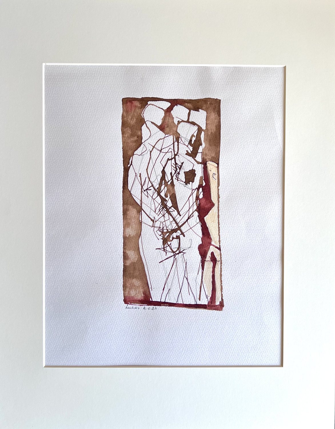 Lucas Neyt, Compositie met figuren, 2020